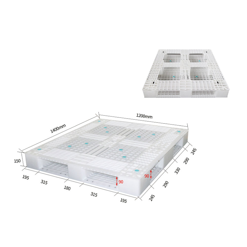 DDT1412 Lätt och hållbar plastpall